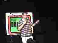 Charlie in comedy mode